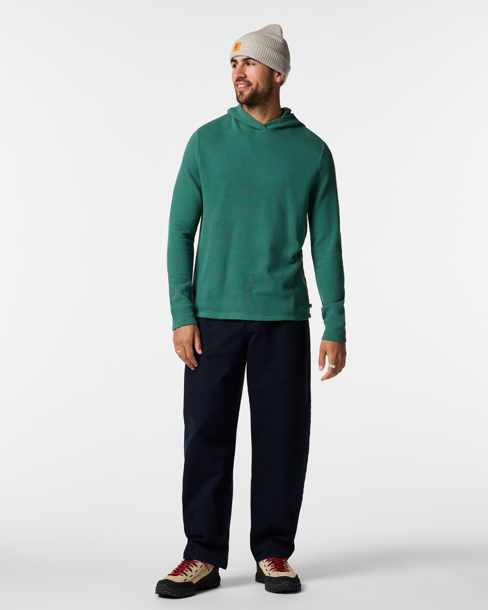 Atajo Long-Sleeve Waffle Hoodie - Men's