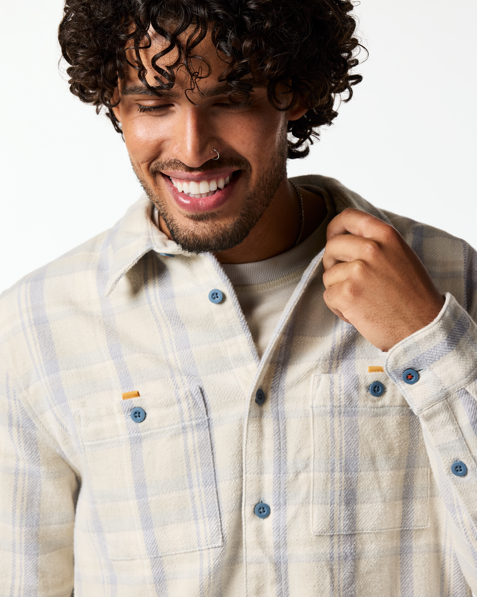 Mero Organic Flannel Shirt - Men's
